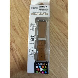 Apple Watch bang Vegan leather brown tan color 38/40 mm